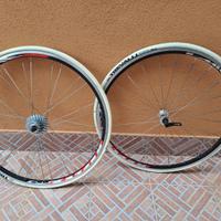 Coppia ruote bici da corsa