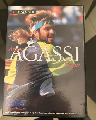 ANDRE AGASSI Tennis-SEGA MASTER SYSTEM 1993