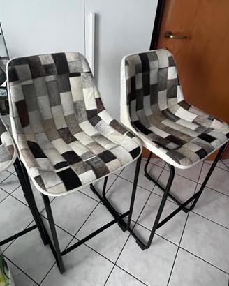 Sgabelli Vintage in vero pelo elegantissimi
