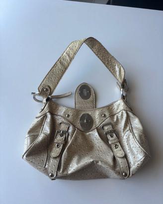 Borsa Braccialini Vintage Anni 2000 Beige/Oro
