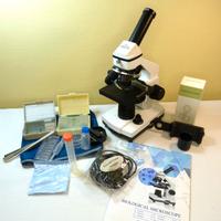 Microscopio nuovo + supporto smartphone