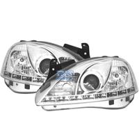 FARI OPEL CORSA C 00-06 LUCE DIURNA A LED FONDO CR