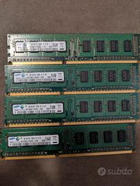 Banchi di RAM DIMM 2GBx4 ddr3 1333mhz