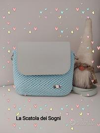 Borsa tracolla in verde tiffany