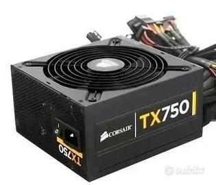 PSU Alimentatore Corsair TX750 PC no modulare
