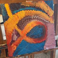 Quadro conchiglia astratto