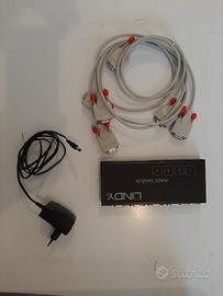 LINDY Switch 4 porte audio / video VGA