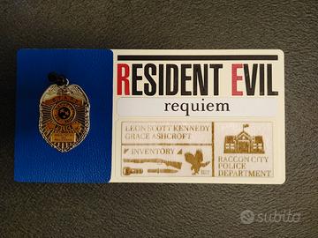 Targa legno Resident Evil Requiem (20x10cm)
