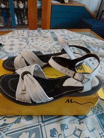 Sandali donna in pelle