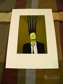 Marco Cazzato stampa firmata PENSOPIANTE 98/100