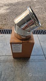 Curve 45° acciaio inox nuove diametro 130mm
