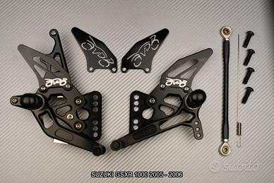 Pedane arretrate SUZUKI GSXR 1000 2005 - 2006