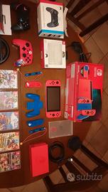 Nintendo switch+accessori+ giochi da armatore 