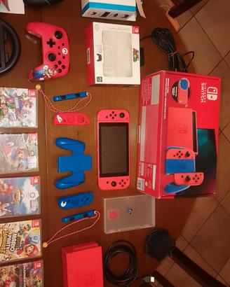 Nintendo switch+accessori+ giochi da armatore 