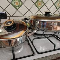 Coppia di pentole Acciaio inox