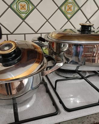 Coppia di pentole Acciaio inox