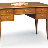 Scrivania cinque cassetti in arte povera