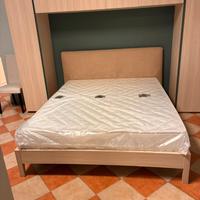 LETTO MATRIMONIALE  MODERNO 2 PIAZZE  E MATERASSO