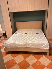 LETTO MATRIMONIALE  MODERNO 2 PIAZZE  E MATERASSO