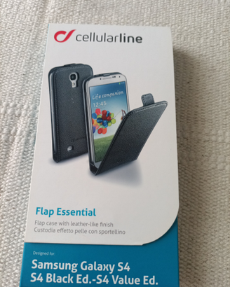 Cellularline Flap Essential Case Samsung S4 Cover