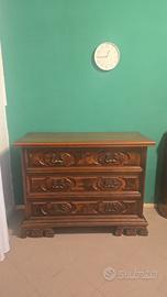 Cassettiera in legno