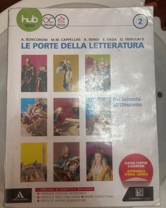 Libro di italiano Le porte della letteratura 2