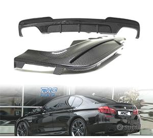 DIFFUSORE BMW F10 F11 LOOK M PERFORMANCE CARBONIO 