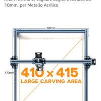 SCULPFUN Incisore laser  5w formato utile 41x41cm
