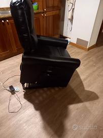 poltrona alzapersona  massaggiante riscaldante