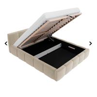 Letto matrimoniale modello bubble beige nuovo