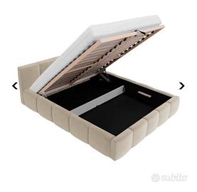 Letto matrimoniale modello bubble beige nuovo