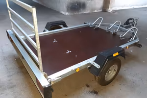 Carrello ELLEBI a pianale per moto