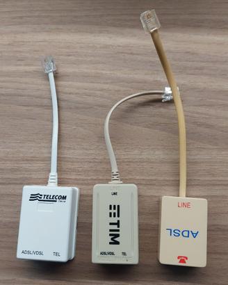 lotto 3 filtri ADSL (1 marchiato telecom )