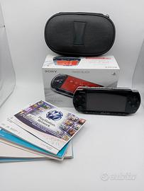 PSP Piano Black Slime & Lite Sony 3004 PB +scatola