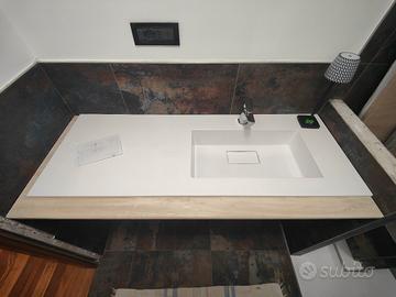 Lavabo bagno in marmoresina 