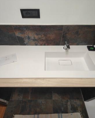Lavabo bagno in marmoresina 