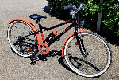 Bicicletta Riverside 500 24" junior nero+rosa