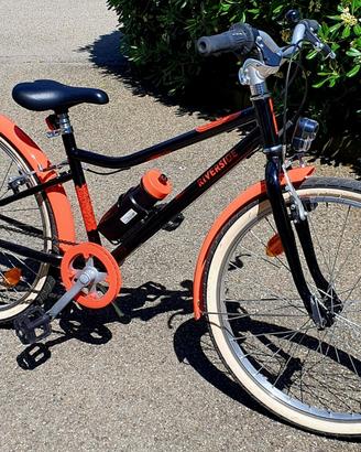 Bicicletta Riverside 500 24" junior nero+rosa