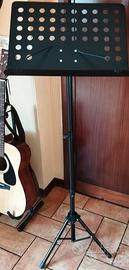 Leggio+Supporto per chitarra Professionale.
