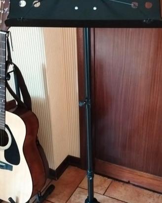 Leggio+Supporto per chitarra Professionale.