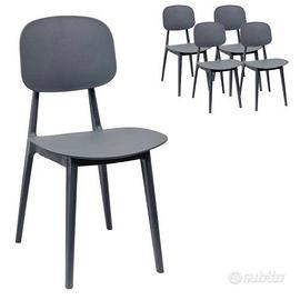 sedia olbia in polipropilene arredo interno estern