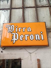 GRANDE INSEGNA LUMINOSA BIRRA PERONI