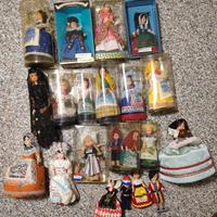 bambole in abiti tradizionali 