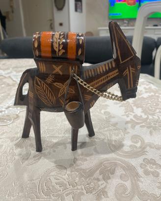 Asino in legno