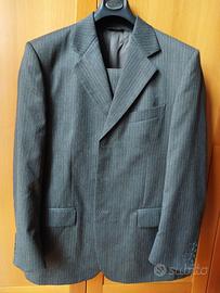 Completo gessato grigio