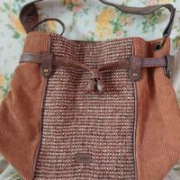 Borsa in velluto marrone TANTREND nuovissima 