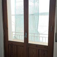 porta finestra e finestra  in legno usata