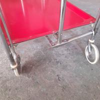 carrello richiudibile acciaio e ads rosso