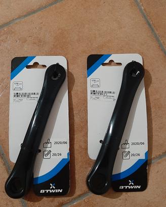 Pedivelle bici coppia misura 170 mm