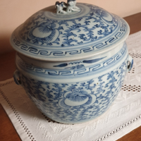 Giara porcellana arte orientale, Cina 1890 circa